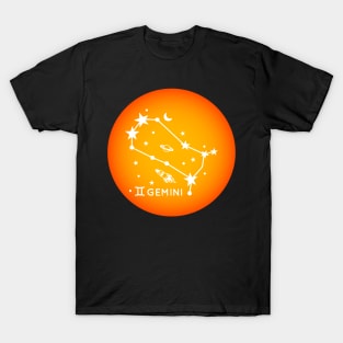 Gemini Zodiac Sign Aura T-Shirt